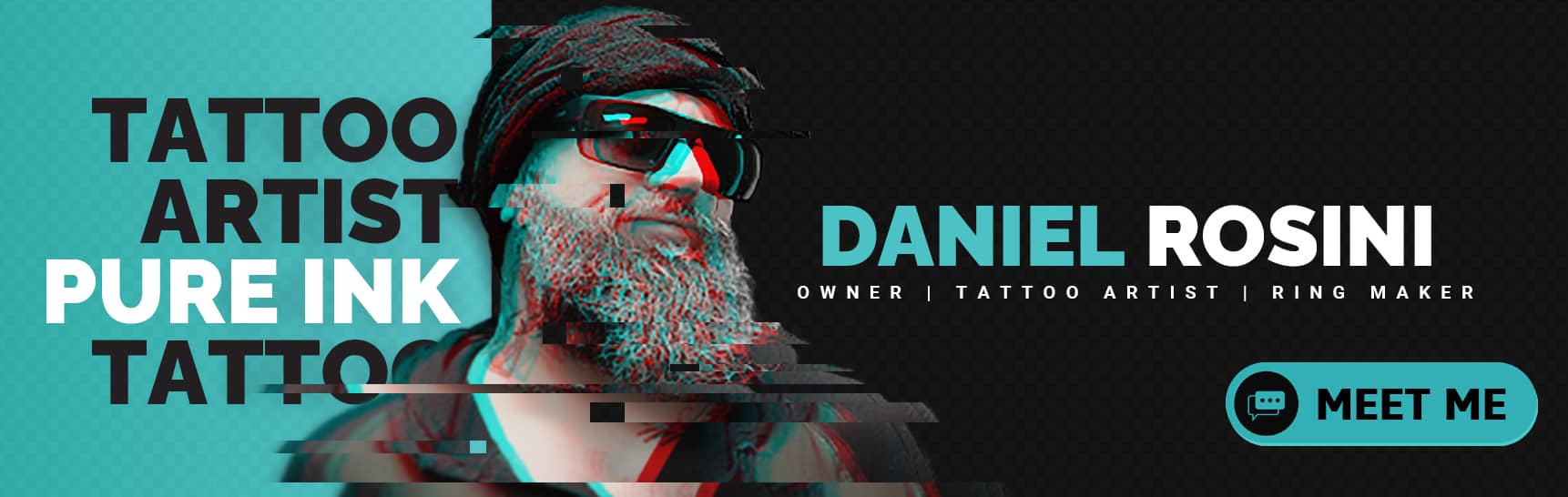 Daniel Rosini - Tattoo Artist - Business Owner - Ring Maker - Human Bone Jewelry - Pure Ink Tattoo Studio NJ