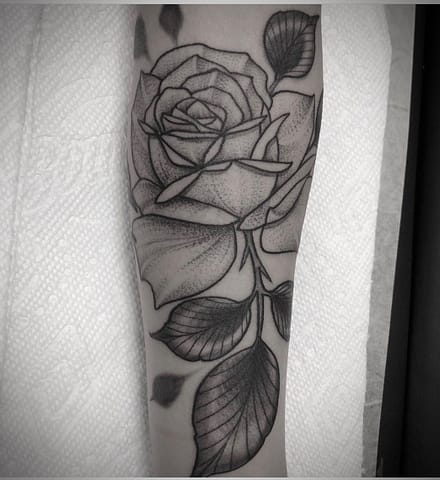 Pure Ink Tattoo - NJ - John Kosco - Rose Dot Tattoo