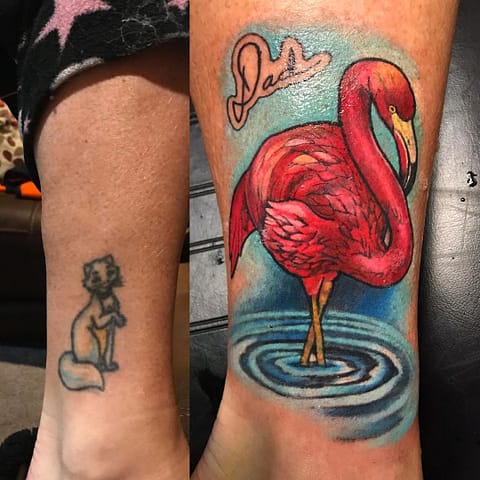 Pure Ink Tattoo - NJ - Ian Shafer - Flamingo Tattoo