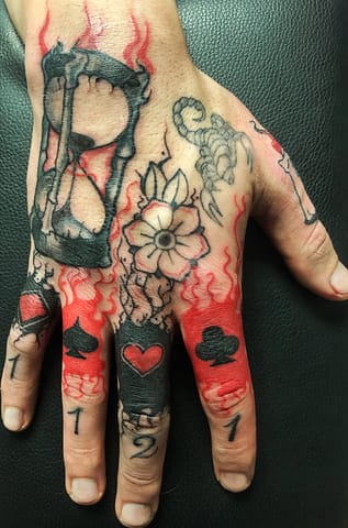 Joanna Szpernoga - Hand Tattoos