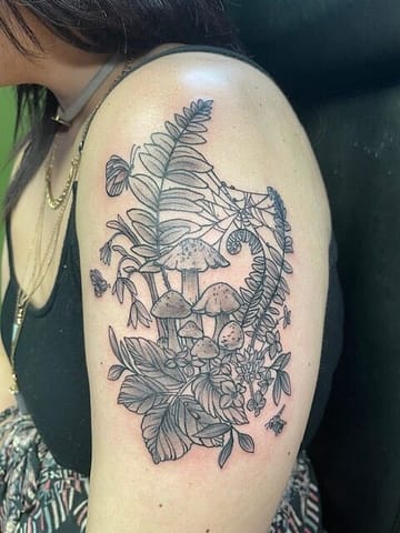 Bethany Hoff - Mushroom Tattoo