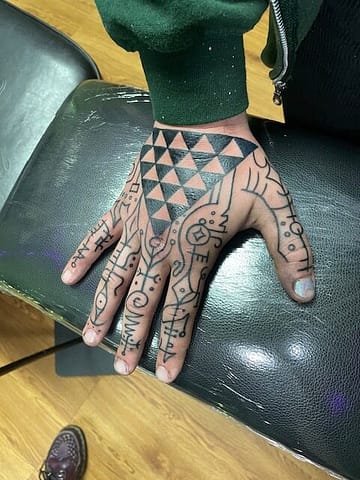 Bethany Hoff - Hand Tattoo