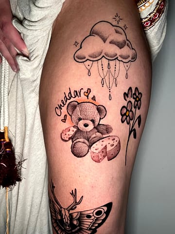 Allyssa-Bollmann- Teddy Bear -Tattoos