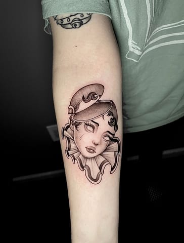 Allyssa-Bollmann- Face Portrait -Tattoos