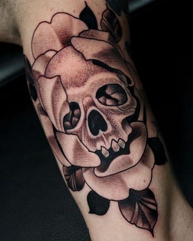 Pure Ink Tattoo - NJ - Tito Rodriguez - Skull Tattoo