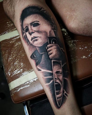Pure Ink Tattoo - NJ - Tito Rodriguez - Jason Vorhees Tattoo