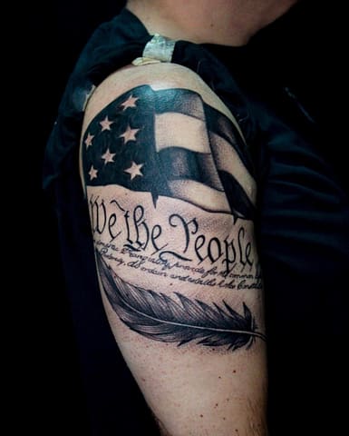 Pure Ink Tattoo - NJ - Tito Rodriguez - We The People American Tattoo