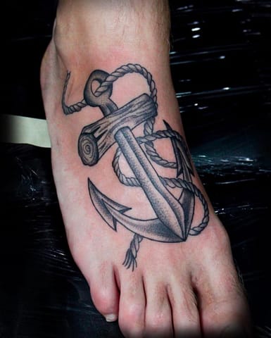 Pure Ink Tattoo - NJ - Tito Rodriguez - Anchor Tattoo