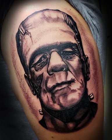 Pure Ink Tattoo - NJ - Tito Rodriguez - Frankenstein Tattoo